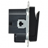 Выключатель карточный ИЭК BRITE 30А черный (ВС10-1-8-БрЧ)