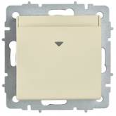 Выключатель карточный ИЭК BRITE 30А бежевый (ВС10-1-8-БрКр)