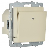 Выключатель карточный ИЭК BRITE 30А бежевый (ВС10-1-8-БрКр)