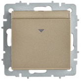 Выключатель карточный ИЭК BRITE 30А шампань (ВС10-1-8-БрШ)