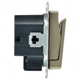 Выключатель карточный ИЭК BRITE 30А шампань (ВС10-1-8-БрШ)