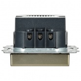 Выключатель карточный ИЭК BRITE 30А шампань (ВС10-1-8-БрШ)