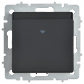 Выключатель карточный ИЭК BRITE 30А графит (ВС10-1-8-БрБ)