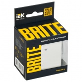 Выключатель карточный ИЭК BRITE 30А белый (ВС10-1-8-БрБ)