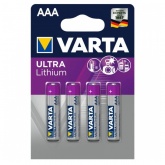 Батарейка Varta Lithium/Ultra Lithiuim AAA (упаковка 4шт) 06103301404