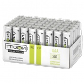 Батарейка Трофи AAA LR03 1.5V bulk ECO Алкалиновая (упаковка 40шт) 15060138470122