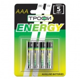 Ультра алкалиновая батарейка AAA Трофи LR03-6BL ULTRA (упаковка 6шт) 5055945508161