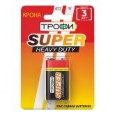 Батарейка Крона Трофи 6F22-1BL (упаковка 1шт) 5055945558883