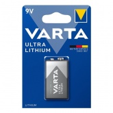 Батарейка Крона Varta Lithium/Ultra Lithiuim 9V (упаковка 1шт) 06122301401