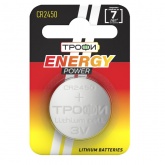 Литиевая батарейка 2450 Трофи CR2450-1BL (упаковка 1шт) 5055398651735