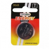 Литиевая батарейка Трофи 2430 CR2430-1BL (упаковка 1шт) 5055398651704