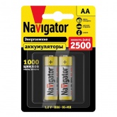 Аккумулятор AA Navigator HR6 1.2V 2500mAh 94 464 NHR-2500-HR6-BP2 (упаковка 2 шт)