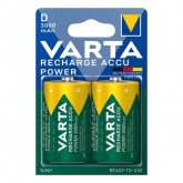 Аккумулятор Varta D HR20 1.2V 3000мАч ACC.R2U/RECH.A.POWER (упаковка 2шт) 56720101402