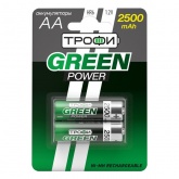 Аккумулятор Трофи AA HR6 1.2V 2500mAh Ni-Mh (упаковка 2шт) 5055283020837