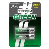 Аккумулятор Трофи AA HR6 1.2V 2100mAh Ni-Mh (упаковка 2шт) 5055283020776