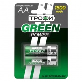 Аккумулятор Трофи AA HR6 1.2V 1500mAh Ni-Mh (упаковка 2шт) 5055945541144