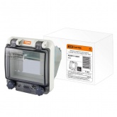 Крышка защитная TDM для выреза в шкафу пластик 4 модуля IP67