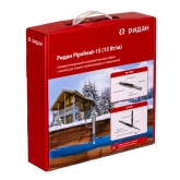 Саморегулирующийся греющий кабель Ридан 12м для водопровода Pipeheat-15 180Вт