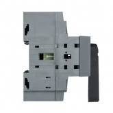 Рубильник EKF PROxima TwinBlock 125A 3P реверсивный c рукояткой для прямой установки (выключатель нагрузки)