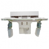 Выключатель одноклавишный ИЭК SKANDY SK-V01W 10А арктический белый