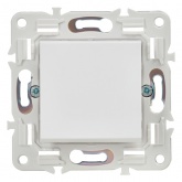 Выключатель одноклавишный ИЭК SKANDY SK-V01W 10А арктический белый