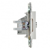 Розетка TV оконечная ИЭК SKANDY SK-A12W арктический белый