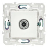 Розетка TV оконечная ИЭК SKANDY SK-A12W арктический белый