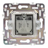 Розетка двойная TV+SAT ИЭК SKANDY SK-A13W арктический белый