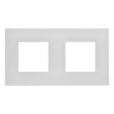 Рамка 2 поста ИЭК SKANDY SK-F02W арктический белый