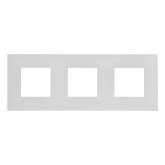 Рамка 3 поста ИЭК SKANDY SK-F03W арктический белый