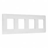 Рамка 4 поста ИЭК SKANDY SK-F04W арктический белый
