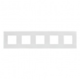 Рамка 5 постов ИЭК SKANDY SK-F05W арктический белый