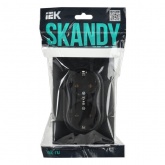 Розетка 2-я с заземлением в сборе ИЭК SKANDY SK-R08Bl 16А черный