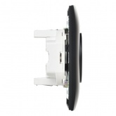 Розетка 2-я без заземления в сборе ИЭК SKANDY SK-R10Bl 10А черный