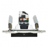 Розетка компьютерная RJ45 кат.5E ИЭК SKANDY SK-K01Bl черный