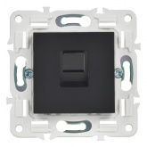 Розетка компьютерная RJ45 кат.5E ИЭК SKANDY SK-K01Bl черный