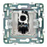 Розетка компьютерная RJ45 кат.5E ИЭК SKANDY SK-K01Bl черный