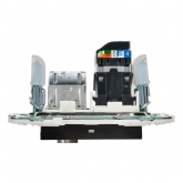 Розетка двойная TV+RJ45 кат.5E ИЭК SKANDY SK-A14Bl черный