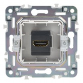 Розетка HDMI ИЭК SKANDY SK-H01Bl черный