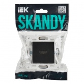 Розетка HDMI ИЭК SKANDY SK-H01Bl черный
