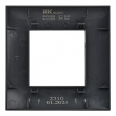 Рамка 1 пост ИЭК SKANDY SK-F01Bl черный