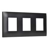 Рамка 3 поста ИЭК SKANDY SK-F03Bl черный