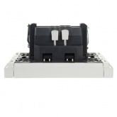 Выключатель одноклавишный ИЭК FORTE&PIANO FP201 10А белый