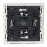 Выключатель одноклавишный с индикацией ИЭК FORTE&PIANO 10А FP202 белый