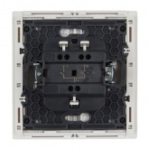 Выключатель двухклавишный ИЭК FORTE&PIANO FP205 10А белый