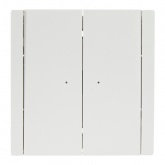 Выключатель двухклавишный с индикацией ИЭК FORTE&PIANO FP206 10А белый