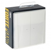 Выключатель двухклавишный с индикацией ИЭК FORTE&PIANO FP206 10А белый