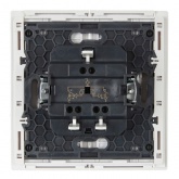 Выключатель двухклавишный с индикацией ИЭК FORTE&PIANO FP206 10А белый