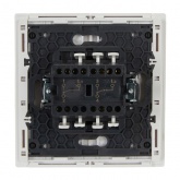 Переключатель двухклавишный ИЭК FORTE&PIANO FP207 10А белый