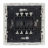 Переключатель двухклавишный с индикацией ИЭК FORTE&PIANO FP208 10А белый